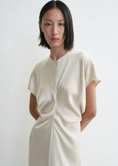 Slouch waist dress pearl