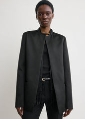 Satin dinner jacket black