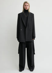 Shield blazer black