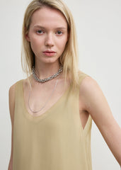 Chiffon slip dress rye