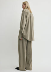 Classic tuxedo shirt taupe