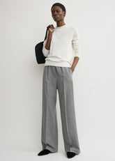 Fluid winter trousers mid grey