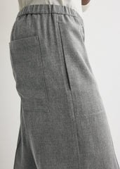 Fluid winter trousers mid grey