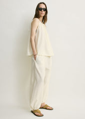 Parachute halter top off-white