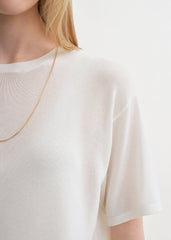 Tee knit white
