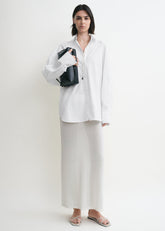 Raw raglan shirt white