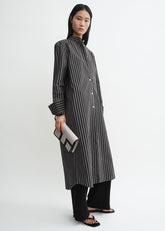 Striped summer tunic black/white