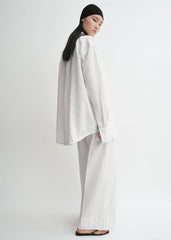 Oversized summer shirt white