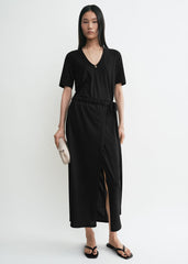 Wrap skirt black