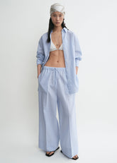 Wide summer trousers sky