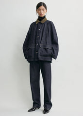 Denim country jacket soft raw