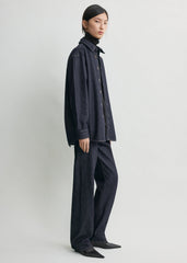 Classic denim shirt soft raw