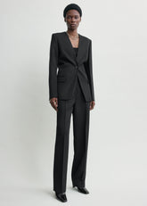 Slouch blazer black