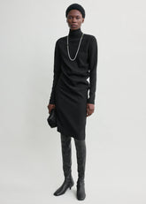 Twist dress black