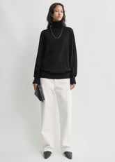Merino turtleneck black