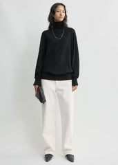 Merino turtleneck black