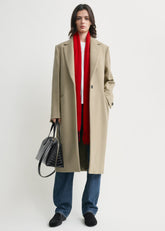 Classic winter coat biscuit