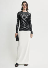 Sequin top black