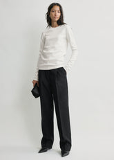 Sequin top white