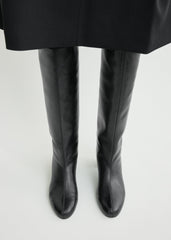 Downtown nappa knee-high boots black