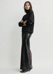 Sequin skirt black