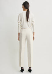 Slim evening trousers ecru