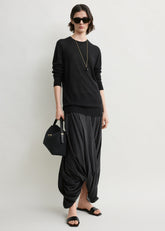 Cocoon skirt black