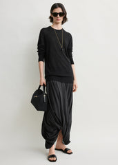 Cocoon skirt black