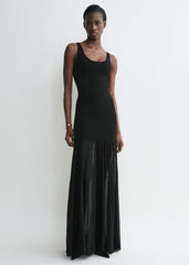 Evening tank dress black