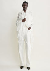 Lace sarong white