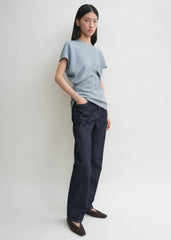 Slouch waist crinkled top mistral