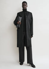 Chintz coat black