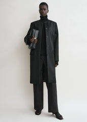 Chintz coat black