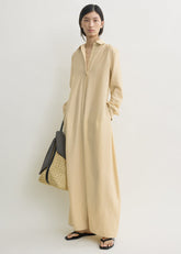 Parachute shirtdress stone