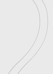 Forzatina necklace 18kt white gold