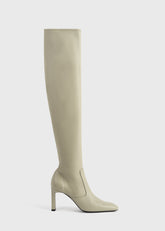Nappa over-the-knee boots rye