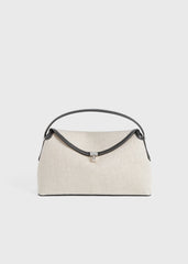 T-lock canvas top handle ecru/black
