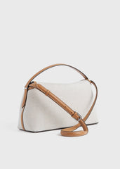 T-lock canvas top handle ecru/tan
