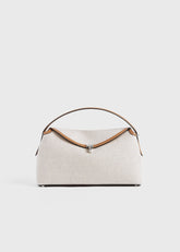 T-lock canvas top handle ecru/tan