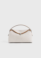 T-lock canvas top handle ecru/tan