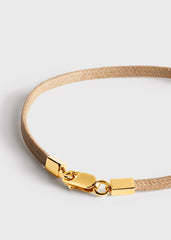 Mini diamond bracelet beige/gold
