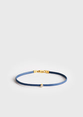 Mini diamond bracelet blue/gold