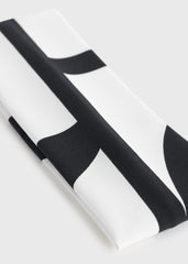 Monogram headband tofu