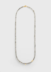 Infinity bead necklace glacier