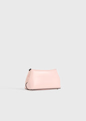 Mini T-lock naplack clutch flamingo