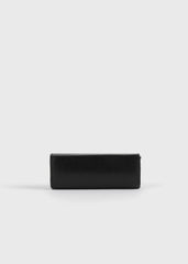 Leather lipstick case black