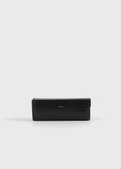 Leather lipstick case black