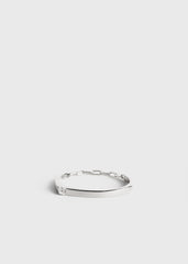 Diamond chain ring 18kt white gold