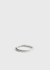 Eternity diamond midi ring 18kt white gold