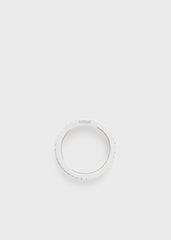 Eternity diamond midi ring 18kt white gold